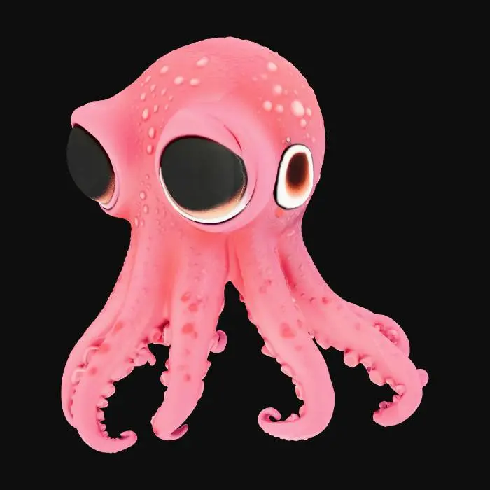 3D model for squid