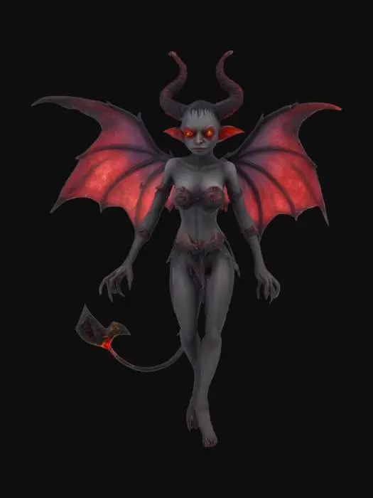 3D model for hell #fairy# imp, devilish, The #fairy# imp of hell