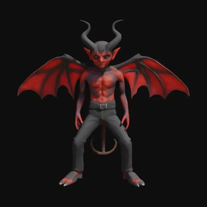 3D model for hell #fairy# imp, devilish, The #fairy# imp of hell
