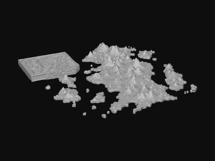 3D model for Cobalt Rift Map