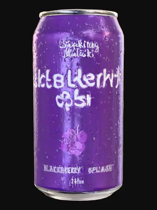 3D model for Blackberry Splash Can