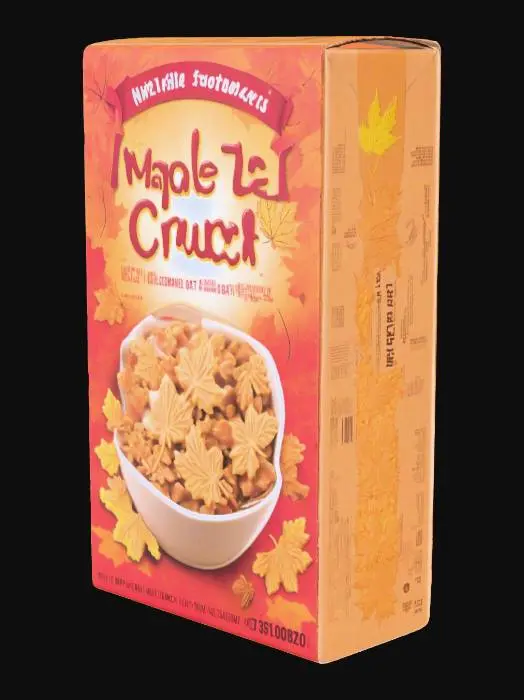 3D model for Square cereal box