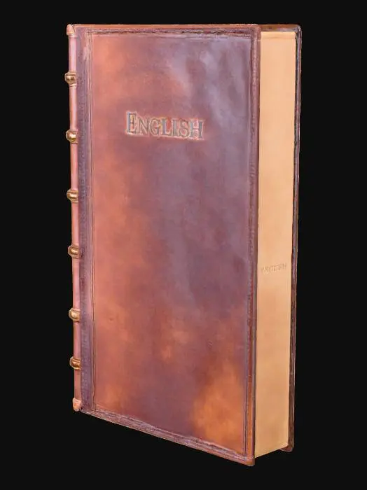 3D model for Leather-bound Book