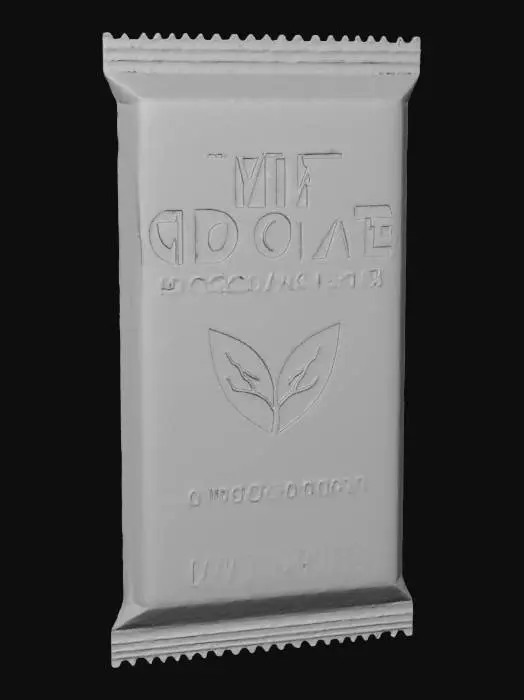 3D model for Mint Chocolate Bar