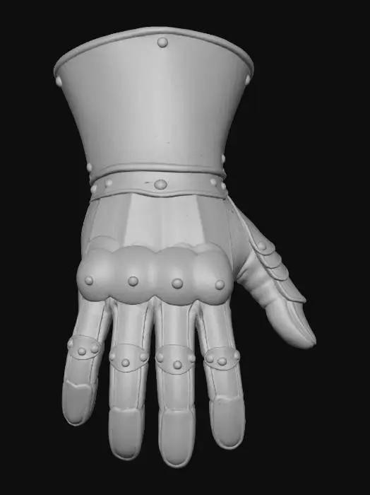 3D model for Warrior Gauntlet