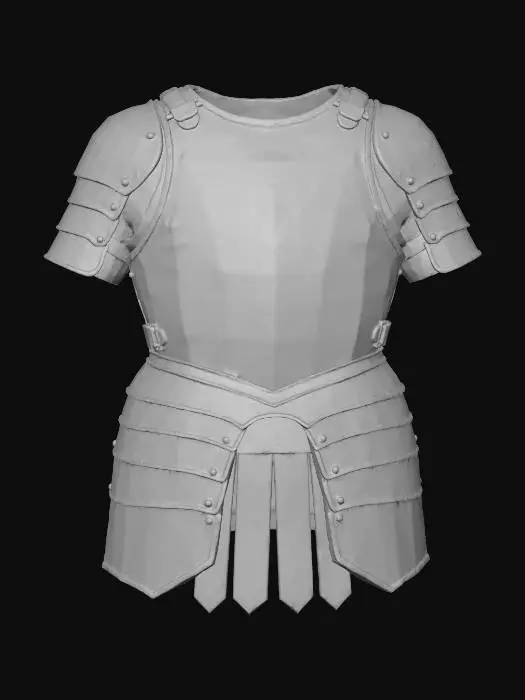 3D model for Steel Breastplate