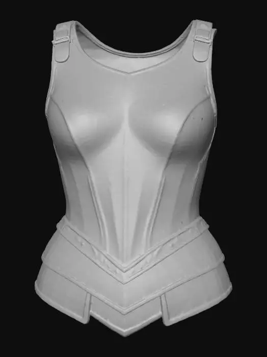 3D model for Female Torso Breastplate