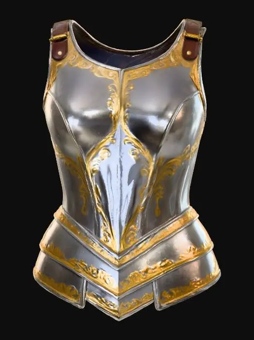 3D model for Female Torso Breastplate