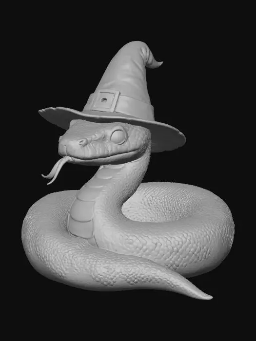 3D model for Enchanted Serpent, #Halloween2025#