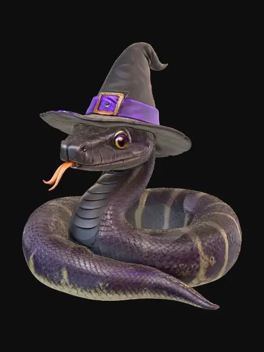 3D model for Enchanted Serpent, #Halloween2025#