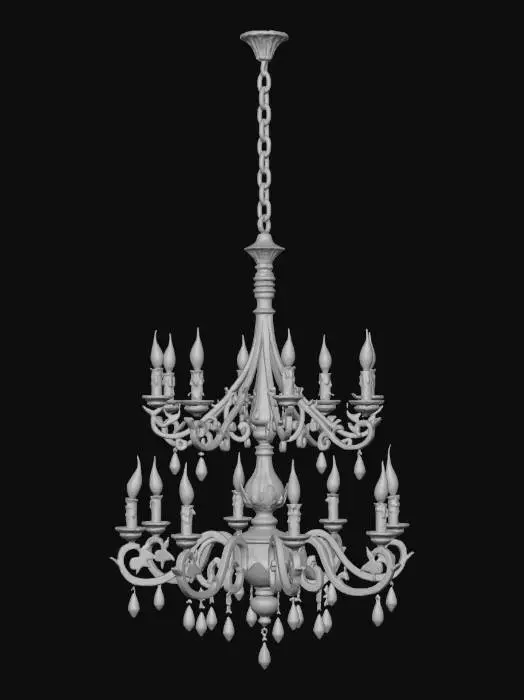3D model for Dark Chandelier, #Halloween2025#