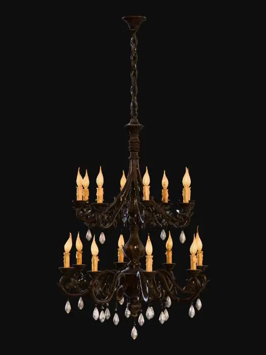 3D model for Dark Chandelier, #Halloween2025#