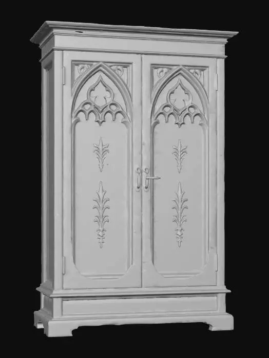 3D model for Gothic Wardrobe, #Halloween2025#