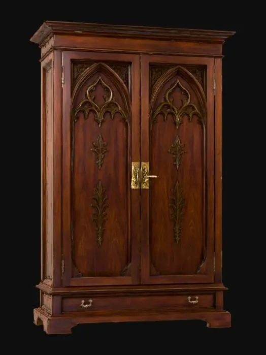 3D model for Gothic Wardrobe, #Halloween2025#