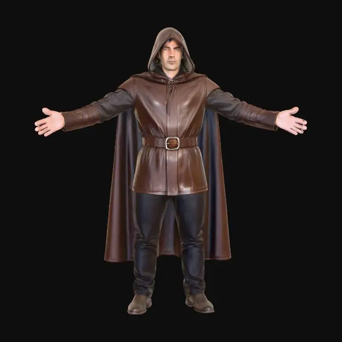 3D model for The Hooded Stranger, #villain#
