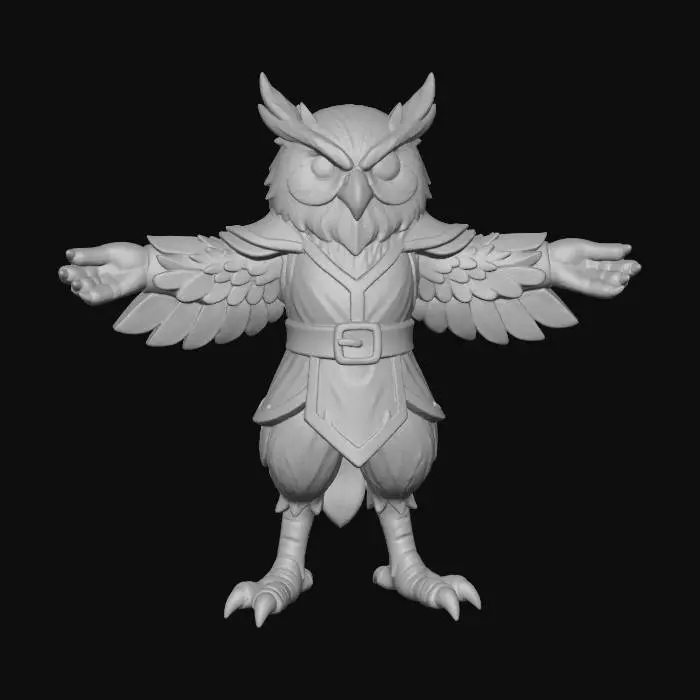3D model for Guardian Owl
