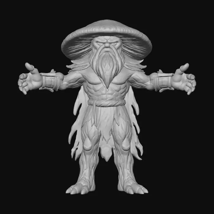3D model for Mushroom Guardian, #villain#