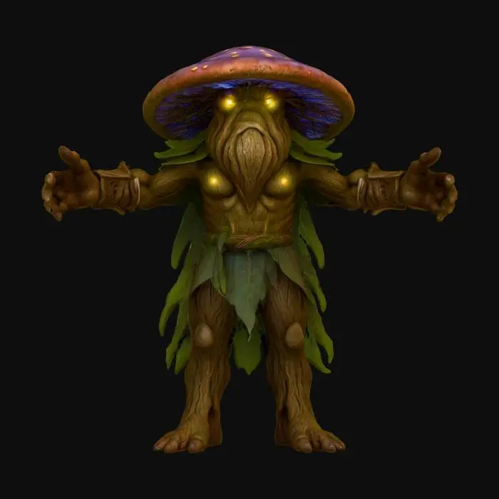 3D model for Mushroom Guardian, #villain#