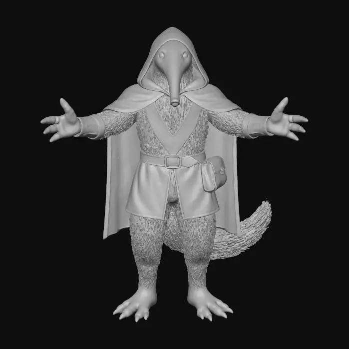 3D model for Mysterious Anteater Ranger