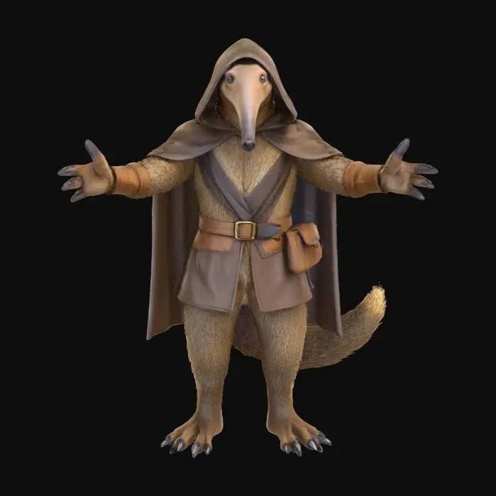 3D model for Mysterious Anteater Ranger