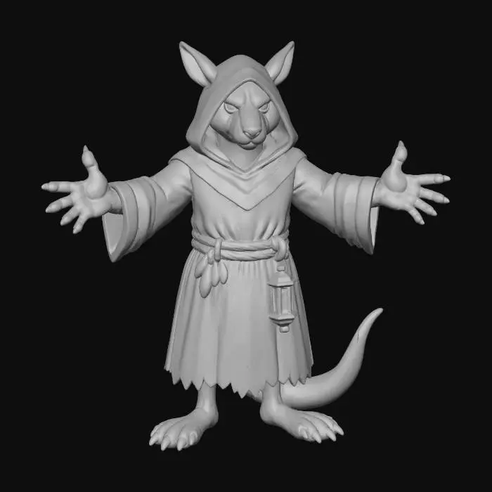 3D model for Necromancer Kangaroo