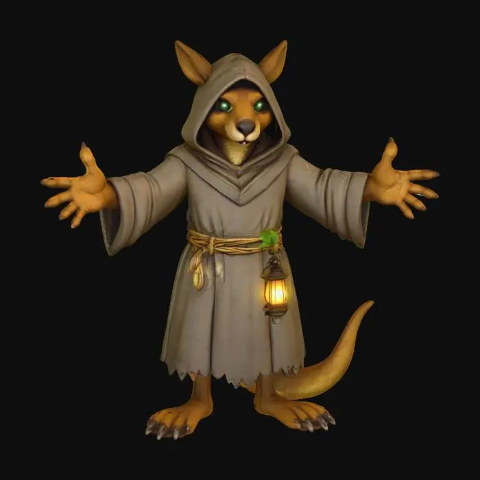 3D model for Necromancer Kangaroo