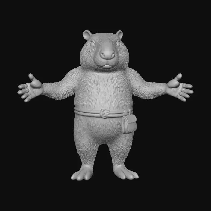 3D model for Capybara Guide