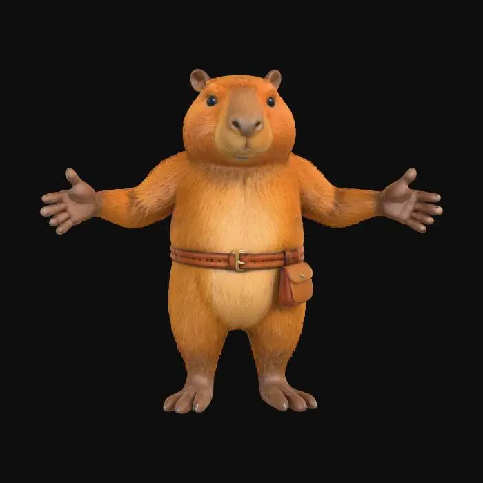 3D model for Capybara Guide