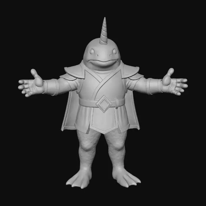 3D model for Narwhal Knight