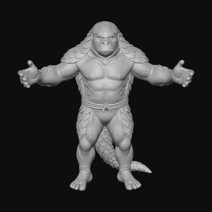 3D model for Pangolin Ape