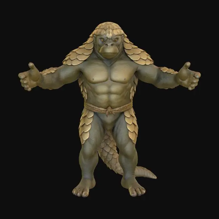 3D model for Pangolin Ape