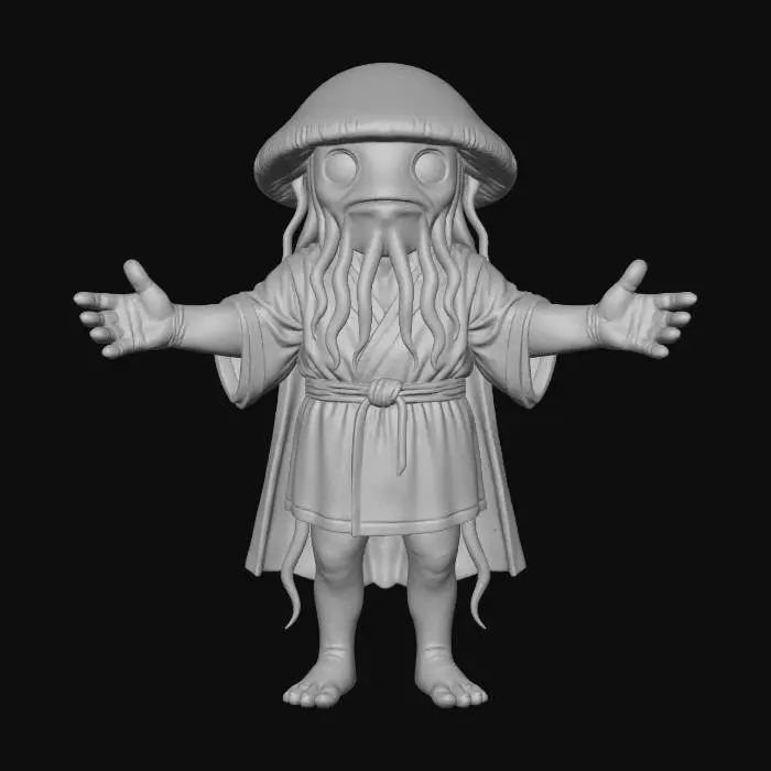 3D model for Meditative Jelly Mage
