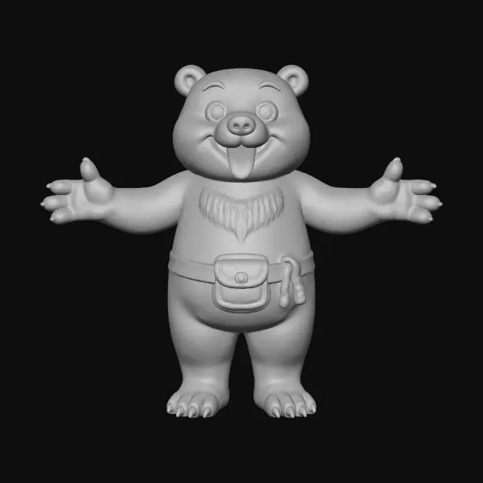 3D model for Friendly Bear Hug