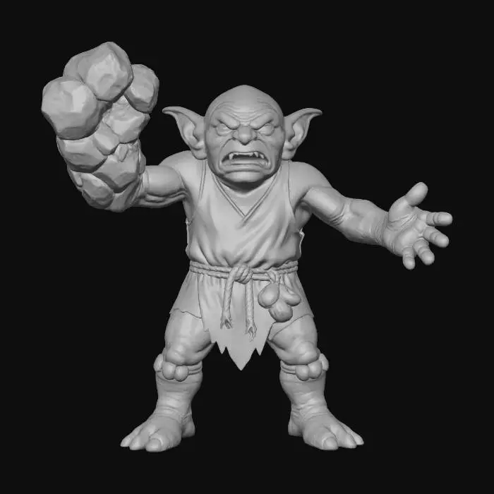 3D model for Goblin the Bruiser