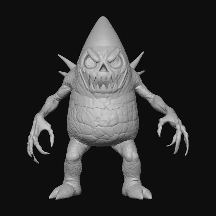 3D model for Candycorn Fiend, #Halloween2025#