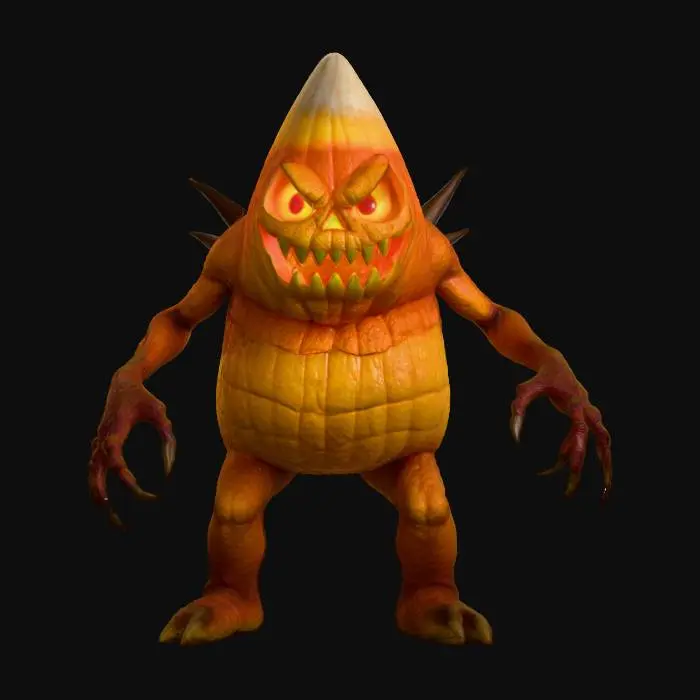 3D model for Candycorn Fiend, #Halloween2025#