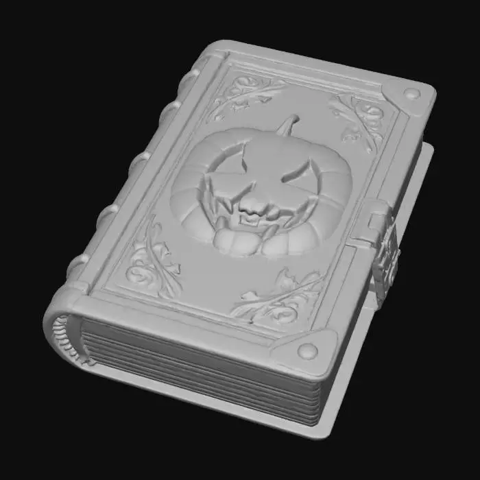 3D model for Pumpkin Grimoire, #Halloween2025#