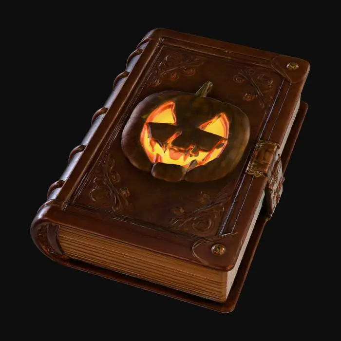 3D model for Pumpkin Grimoire, #Halloween2025#