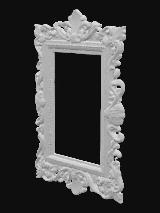 3D model for ornate old English dimensional picture frame