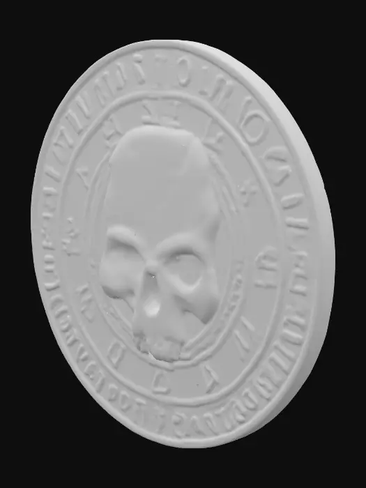 3D model for Memento Mori Coin