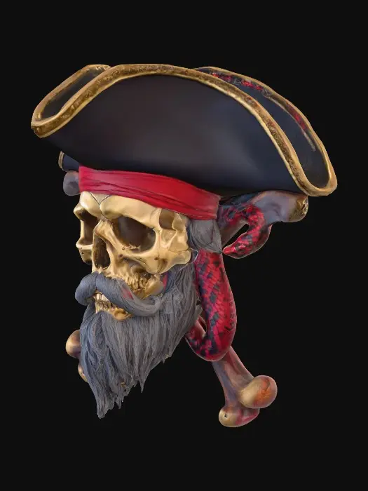 3D model for Pirate's Curse
