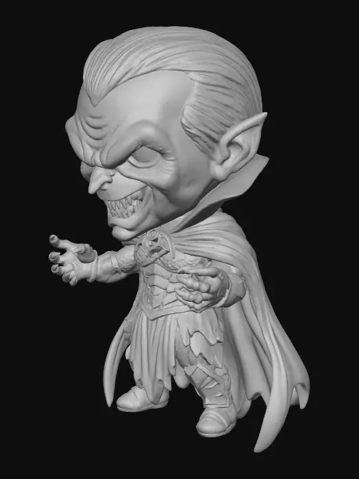 3D model for Vampire Toy Villain