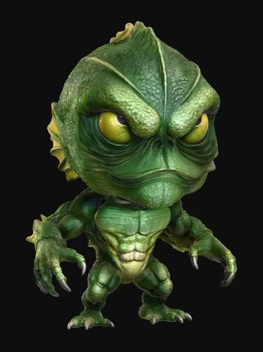3D model for creature from the black lagoon
