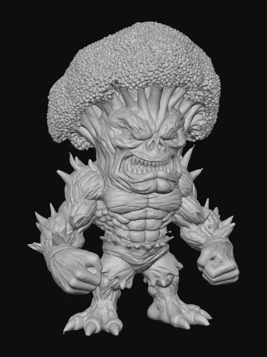 3D model for Broccoli Beast, #Halloween2025#