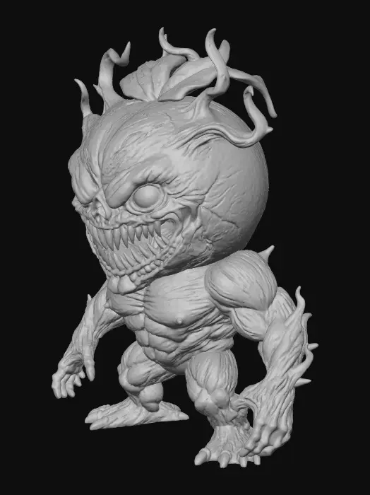 3D model for Peach Fiend, #Halloween2025#