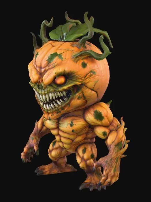 3D model for Peach Fiend, #Halloween2025#