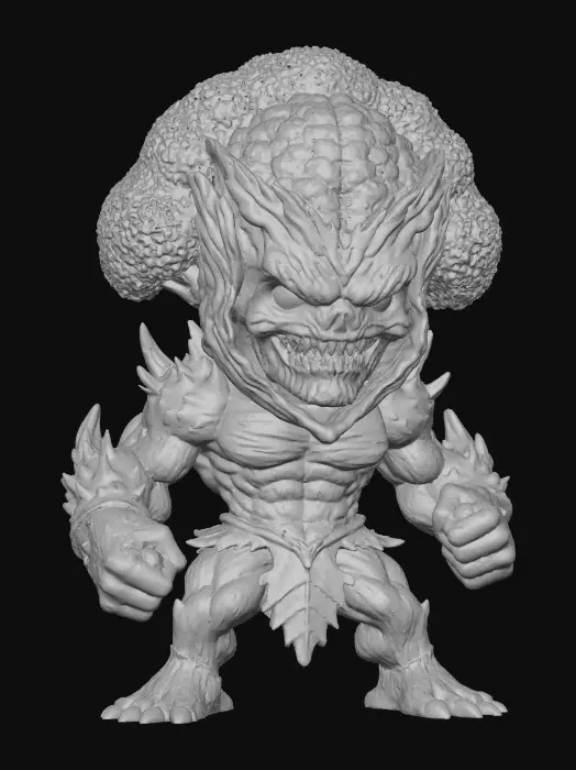 3D model for Broccoli Beast, #Halloween2025#