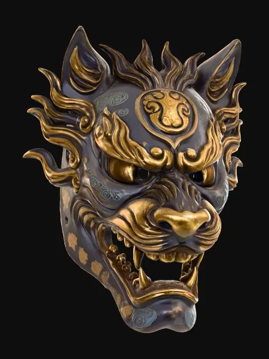 3D model for Fierce Spirit Mask