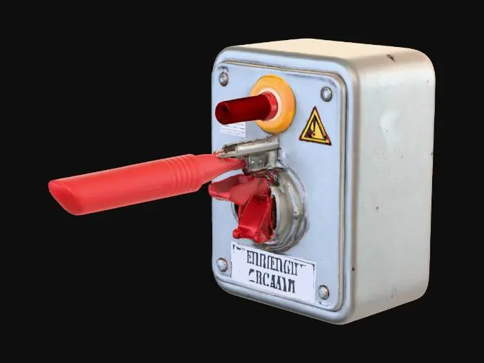 3D model for Emergency Switch Panel