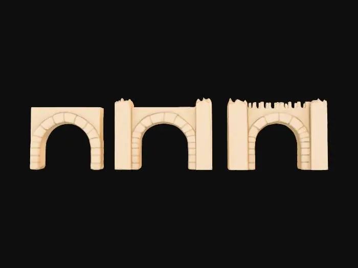 3D model for arabic_town_low_poly_gates_1.png